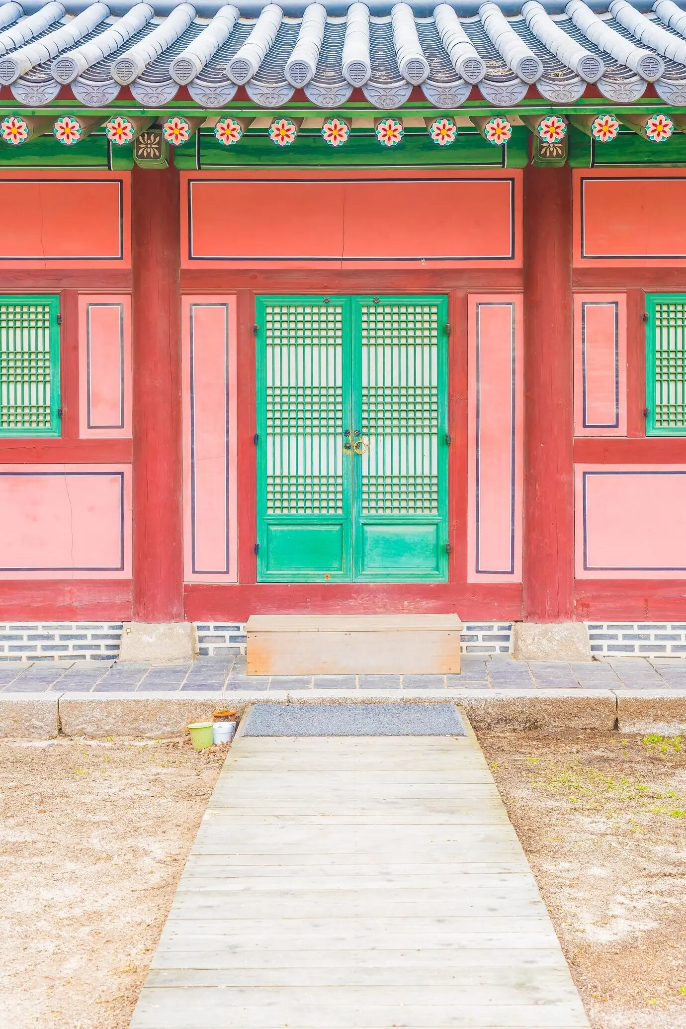 Changdeokgung-Palast mit schöner traditioneller Architektur in Seoul, Korea